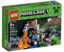 Lego Minecraft The Cave  21113 Retired New in Box Mint Condition