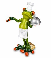 Formano Lustige FröSche Figur Koch Poly 17 Cm