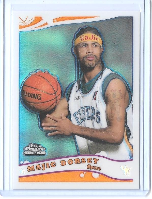 2005-06 TOPPS CHROME MAJIC DORSEY REFRACTOR ROOKIE CARD RC #227