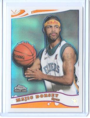 2005-06 TOPPS CHROME MAJIC DORSEY REFRACTOR ROOKIE CARD RC #227