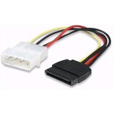 Manhattan Cavo alimentazione SATA Molex 4pin M/SATA 15pin F