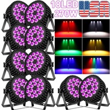270W 18LED PAR Lights RGBW Stage Lighting DMX DJ Disco Xmas Party Bar Show Light