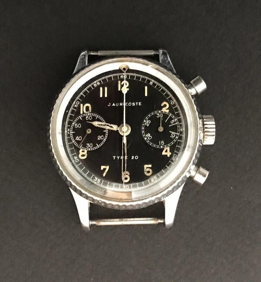 AURICOSTE TYPE 20 MONTRE CHRONOGRAPHE FLYBACK ARMÉE DE L'AIR 2000 EXEMPLAIRES - Photo 2/4