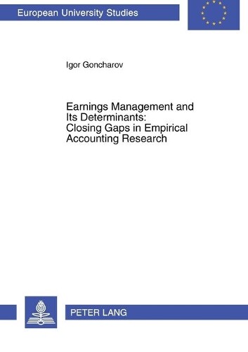 Thumbnail - Igor Goncharov Earnings Management And Its Determinants: Closing
