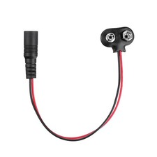 9v Battery Eliminator Connector - Convert 9-Volt Powered Devices To Wall Adapter