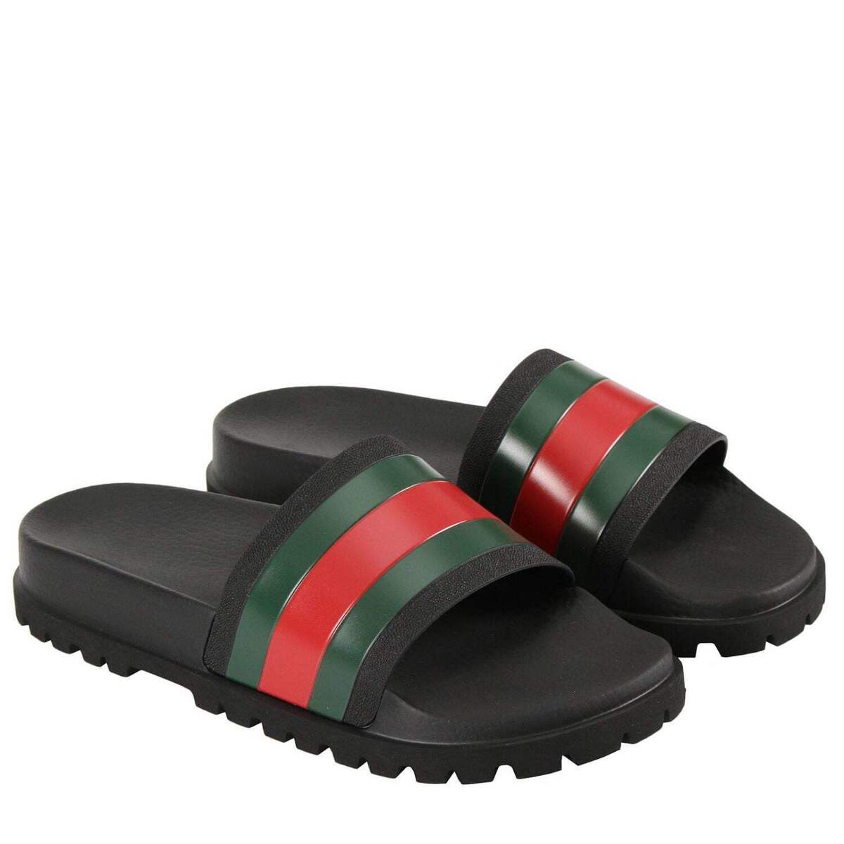 GUCCI WEB SLIDE SANDAL | eBay