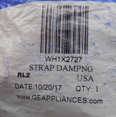 New GE OEM WH1X2727 Washer Dampening Tub Strap Sealed in Package