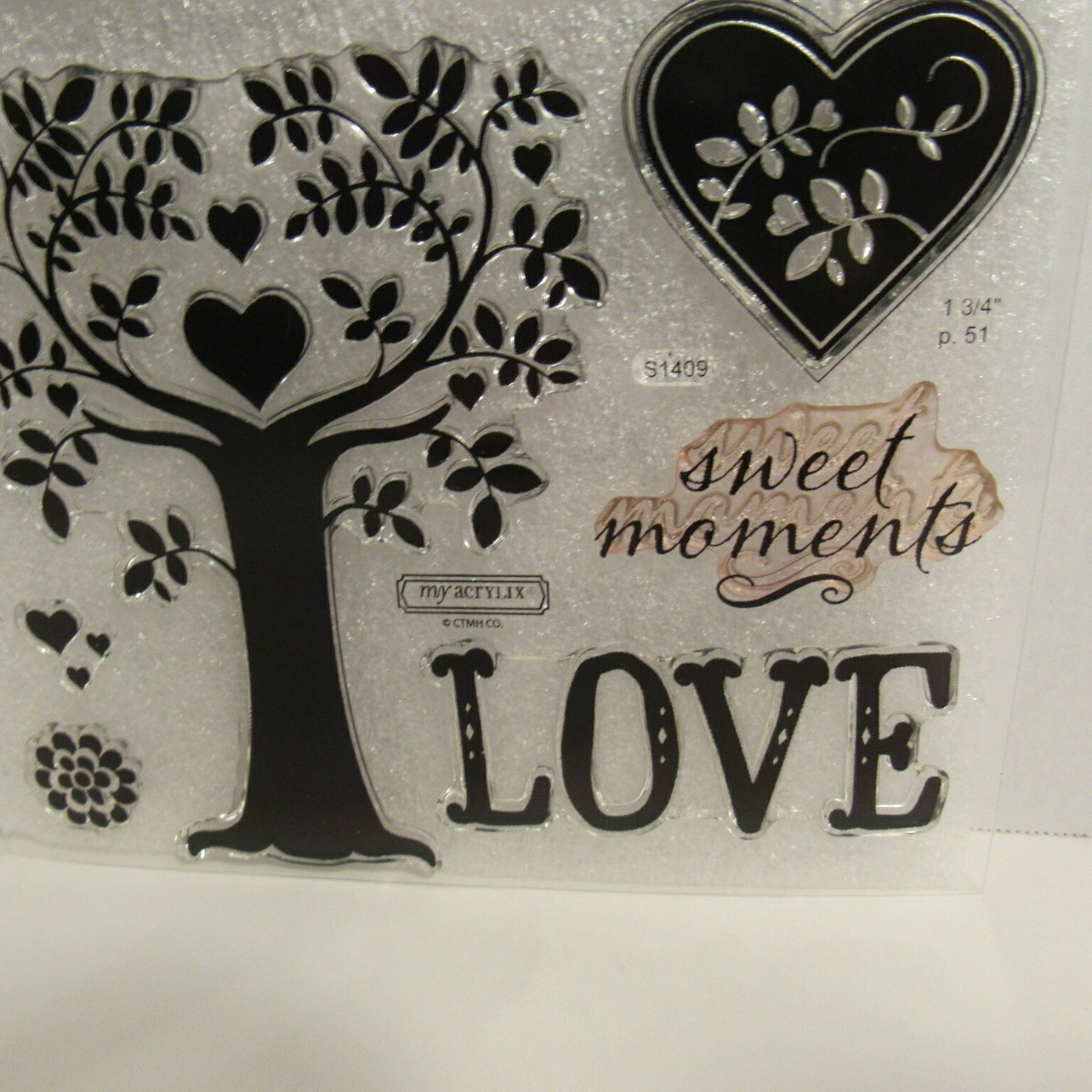 Close to My Heart (CTMH) My Acrylix Decorative Stamp, S1409 Family