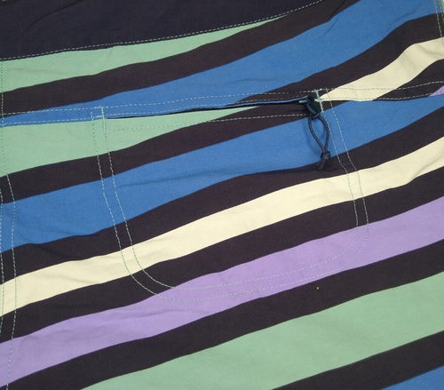 Patagonia Swim Shorts Women’s Sz 14 Board Shorts Striped Beach Surf Active - Picture 5 of 5