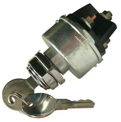 UNIVERSAL IGNITION SWITCH 12-VOLT 2 KEYS 4 POSITION ON OFF START ACC | eBay