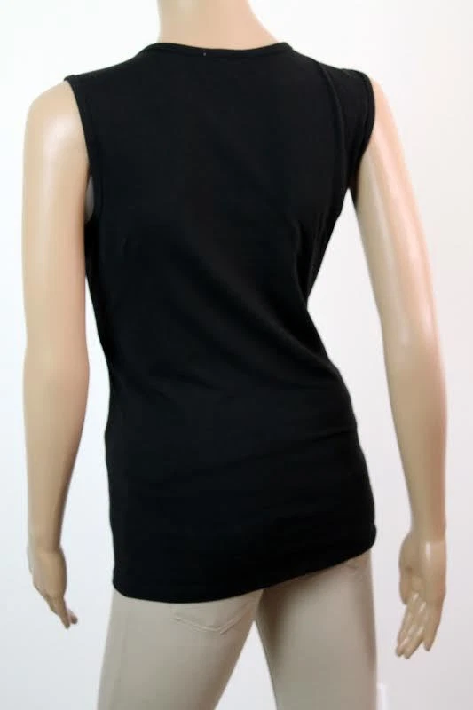 Camicetta maglietta MICHAEL Michael Kors Basics scollo a scoop top di design $69 00 S M