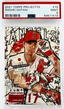 2021 Topps Project 70 Shohei Ohtani Tyson Beck #19 PSA 9 💎 Limited Low Pop 3