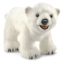 Folkmanis Handpuppe EisbäRenjunges 3041