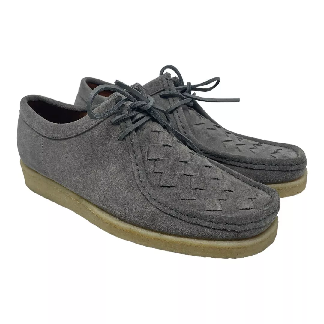 PADMORE & BARNES Grey Suede Woven Original P204 Derbys English
