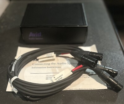 Avid Audio Splitter Kit With XLR Connecting Cables