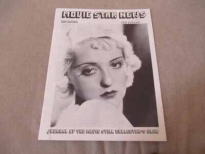 Movie star news new edition magazine Journal Of The Movie Still Collector's Club