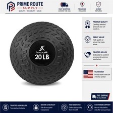 Slam Medicine Ball 20 LB Non-Bounce Sand Filled Textured Grip PVC Strength