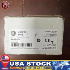 1PC New Allen-Bradley 1492-H5 Fusible Terminal Block Red LED in box US Free Tax