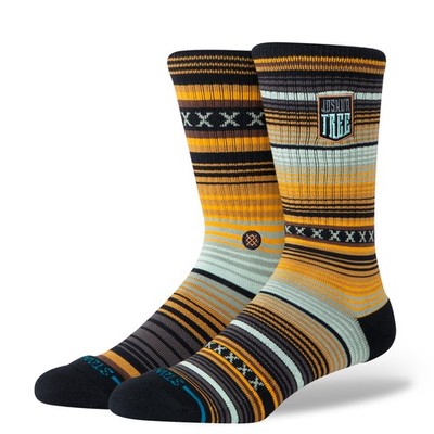 Stance Curren Parks Crew Socken Gold 1 Paar M und L