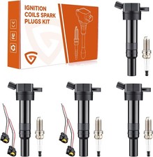 Ignition Coil 2-pin UF651  Iridium Spark Plugs for Hyundai Tucson Kia