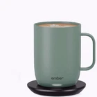 Ember Temperature Control 14oz Smart Mug 2, Heated Coffee Cup (Sage Green/Black)