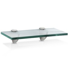 Glasregal Klarglas Regal 20–60 cm Wandregal Bad Küche Schweberegal Duschablage