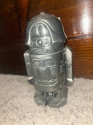 Banthrico STAR WARS Vintage Pure Metal R2 D2 Robot Coin Bank 