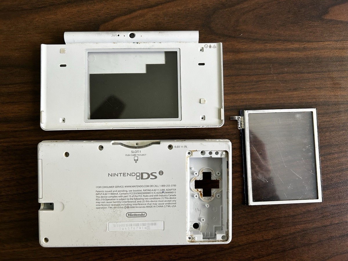 AUTHENTIC White Nintendo DSI Replacement Housing Shell- fast ship