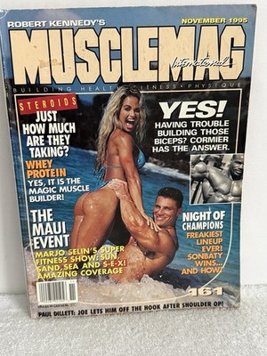 MuscleMag International NOVEMBER 1995 No. 161 Steroids/The Maui Event/Whey