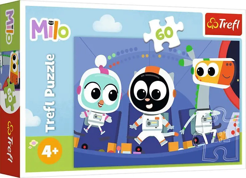 Trefl - Puzzle 60 Teile, Milo, Es ist soweit Milo kennenzulernen | Buntes Puzzle mit Helden der Fernsehserie, Kreative Unterhaltung, Spiel für Kinder ab 4 Jahren - Bild 4
