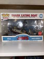 Funko Pop! - Figura Vinilo Jaws Shark Eating Boat 1145 Gamestop Exclusiva