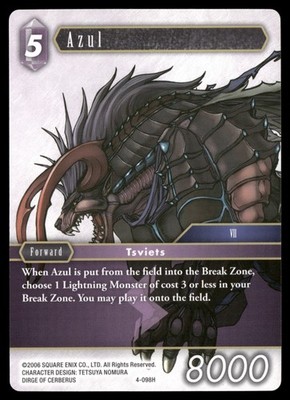 Azul 4-098H Opus IV NM Final Fantasy TCG