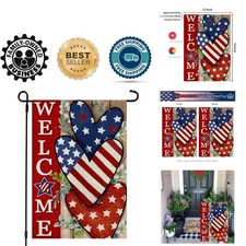 Double-Sided 4th of July Garden Flag 12x18 - Perfect for Outdoor Celebrations