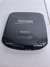 Sony CD Player Discman Mega Bass Compact D-141 Read Description