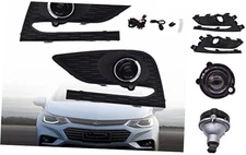 2Pcs Fog Light Assembly with Bulbs Switch and Wiring Kit Replacement for Cruze 