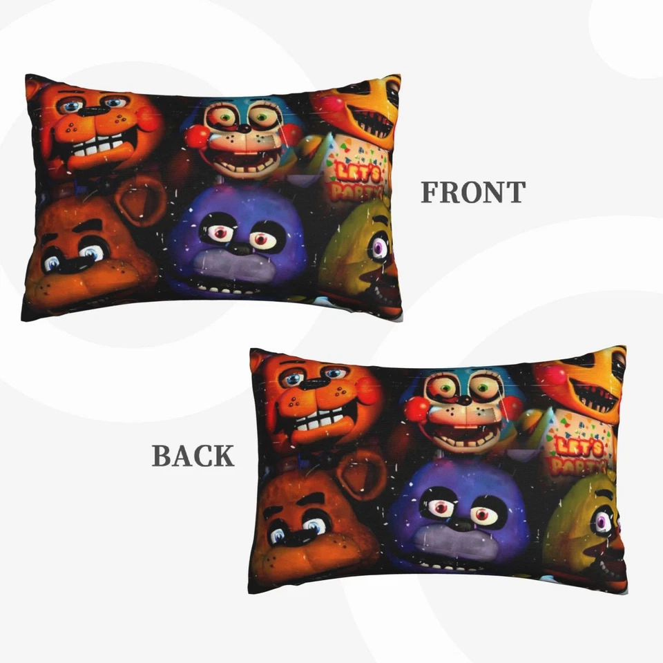 Funda de almohada temática Five Nights at Freddy's para camas/sofás/coches pila corta suave Foto 4 de 4