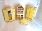 Mattel 1996 Barbie My Folding Pretty House Furniture Vintage Y2K Lot of 4 VTG