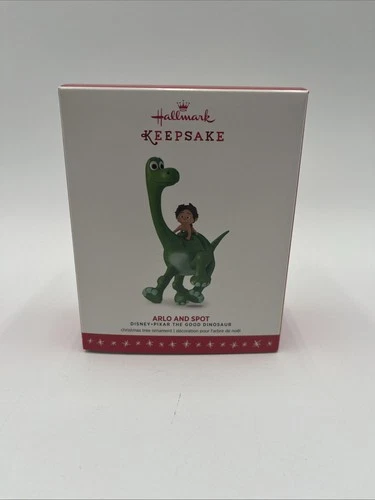 HALLMARK 2016 ARLO AND SPOT PIXAR THE GOOD DINOSAUR DISNEY ORNAMENT Free Ship