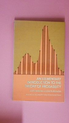 206836 B. V. Gnedenko AN ELEMENTARY INTRODUCTION TO THE THEORY OF PROBABILITY