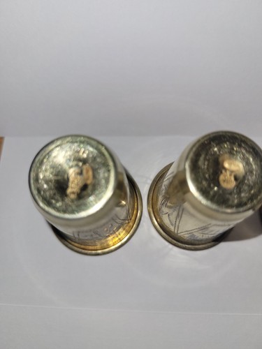 Set Of 3 Kiddush Cups Sterling Silver 84 Antique - Picture 6 of 14