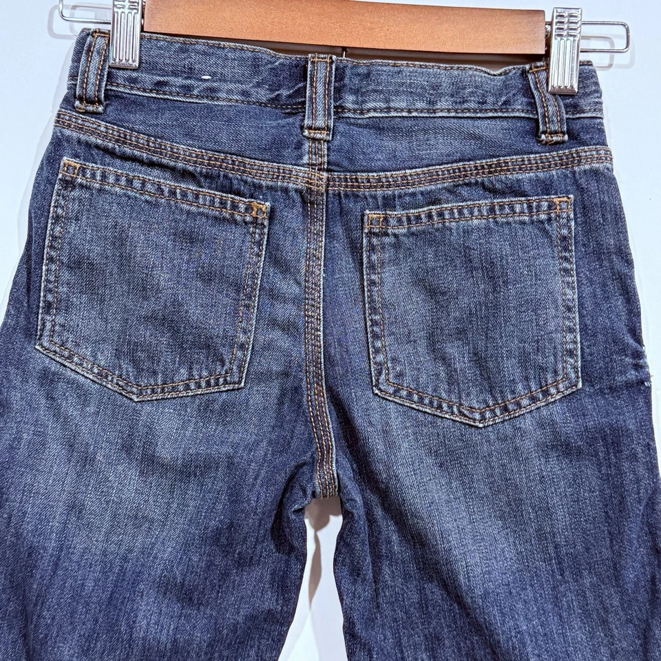 Childrens Place Boys Adjustable Waist Blue Denim Jean Shorts Size 6 Inseam 8in - Image 4 of 4