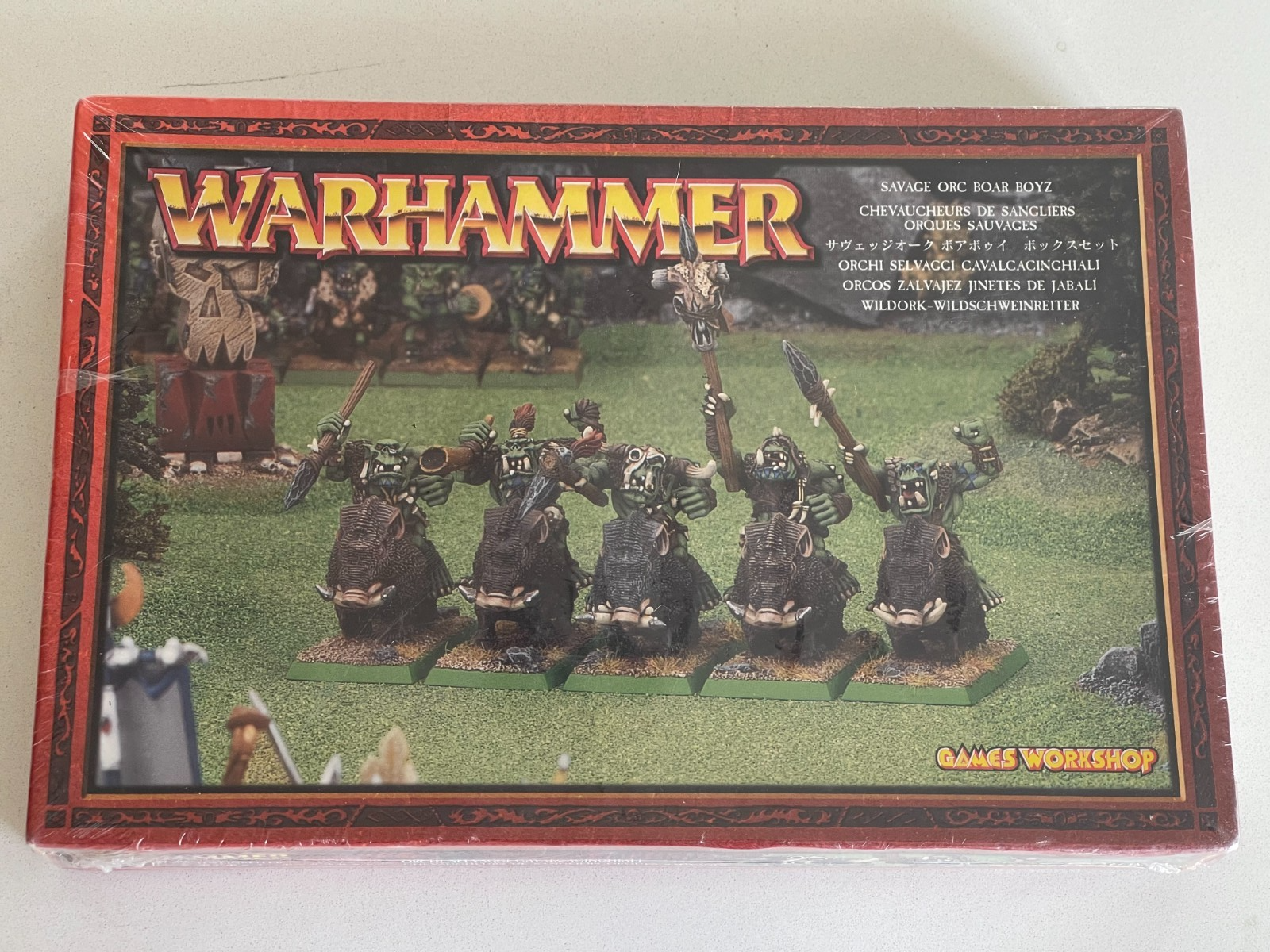 Orc Boar Boys w/ Frenzy | Warhammer The Old World RARE OOP Metal Savage Orcs Box