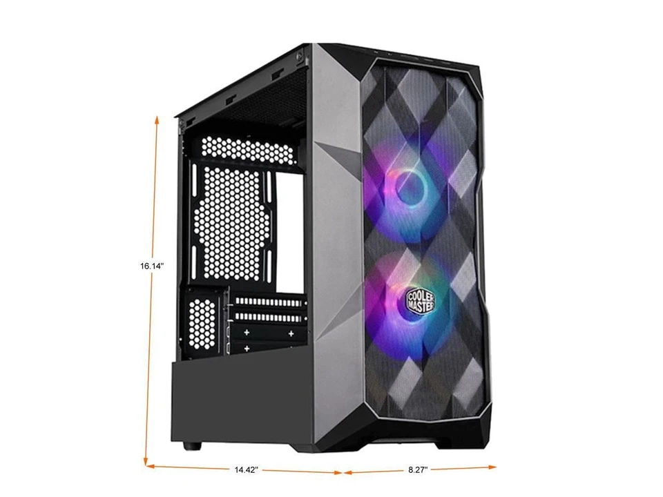 Cooler Master TD300 Mesh TD300-KGNN-S00 Black Steel / Mesh / Plastic / Tempered - Image 2 of 4
