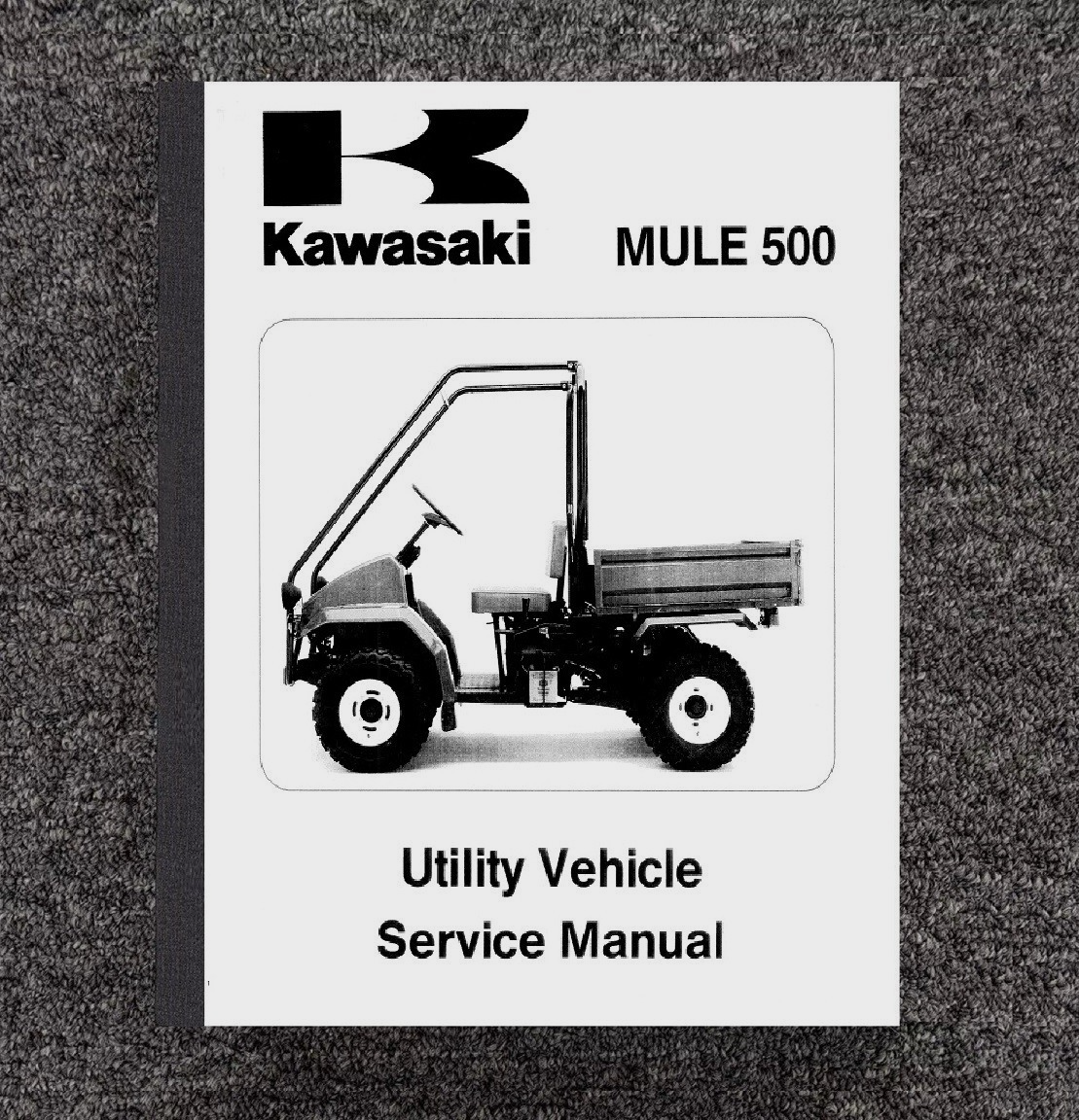 Kawasaki Mule 500 550 KAF300 Workshop Service Manual | 3 Hole Punch