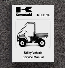 500 550 Workshop Service Manual Kawasaki Mule...