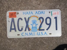 2009 Northern Mariana Islands License Plate CNMI USA Pacific Ocean ACX 291
