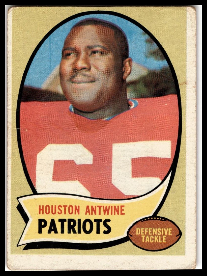 Houston Antwine #255 Football Cards 1970 Topps trading card — raw and PSA graded price guide