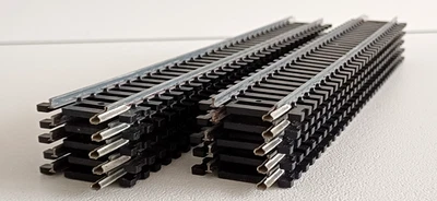 10 Rails Voie Droite Lima HO échelle 1/87 – Modèle 3020 Vintage, 22 Cm, Noir – Occasion Pour Modélisme