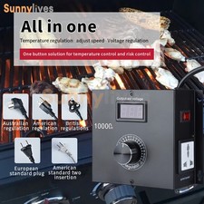10000W Speed Controller AC 110V 220V 25A SCR Voltage Power Regulator Dimming
