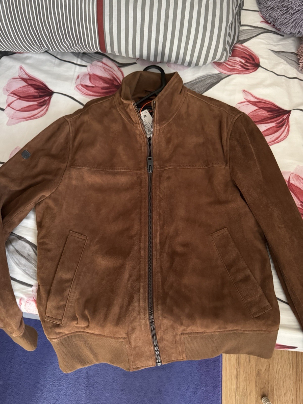 Superdry Men's Leather Jacket Brown